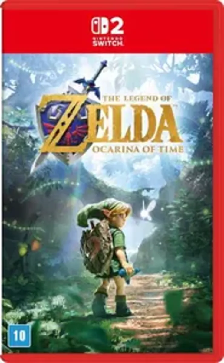Zelda: Ocarina of Time - Switch 2 Capa Padrão