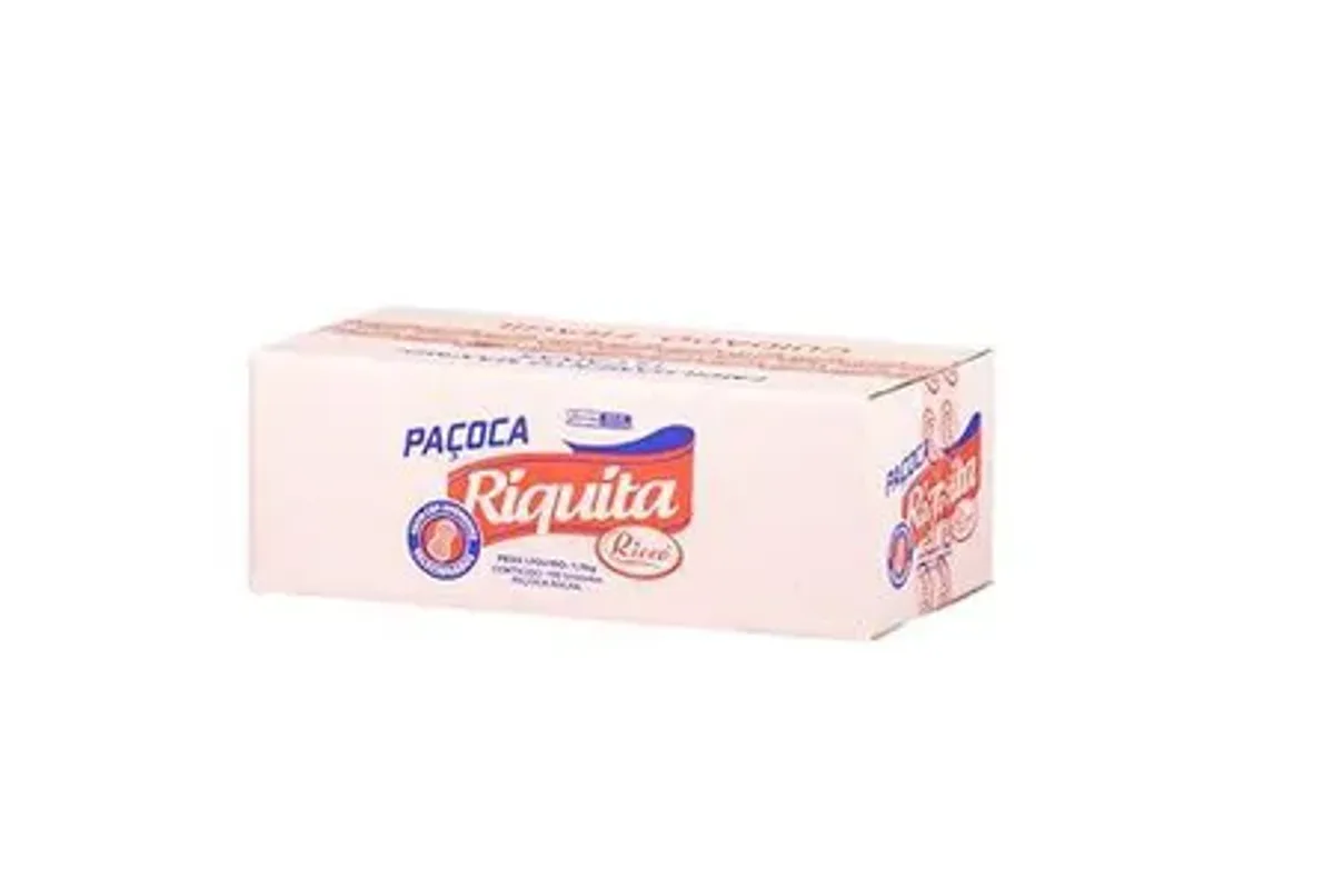 [Prime] Paçoca Rolha Riquita Ricco 1,5kg 100 Unidades
