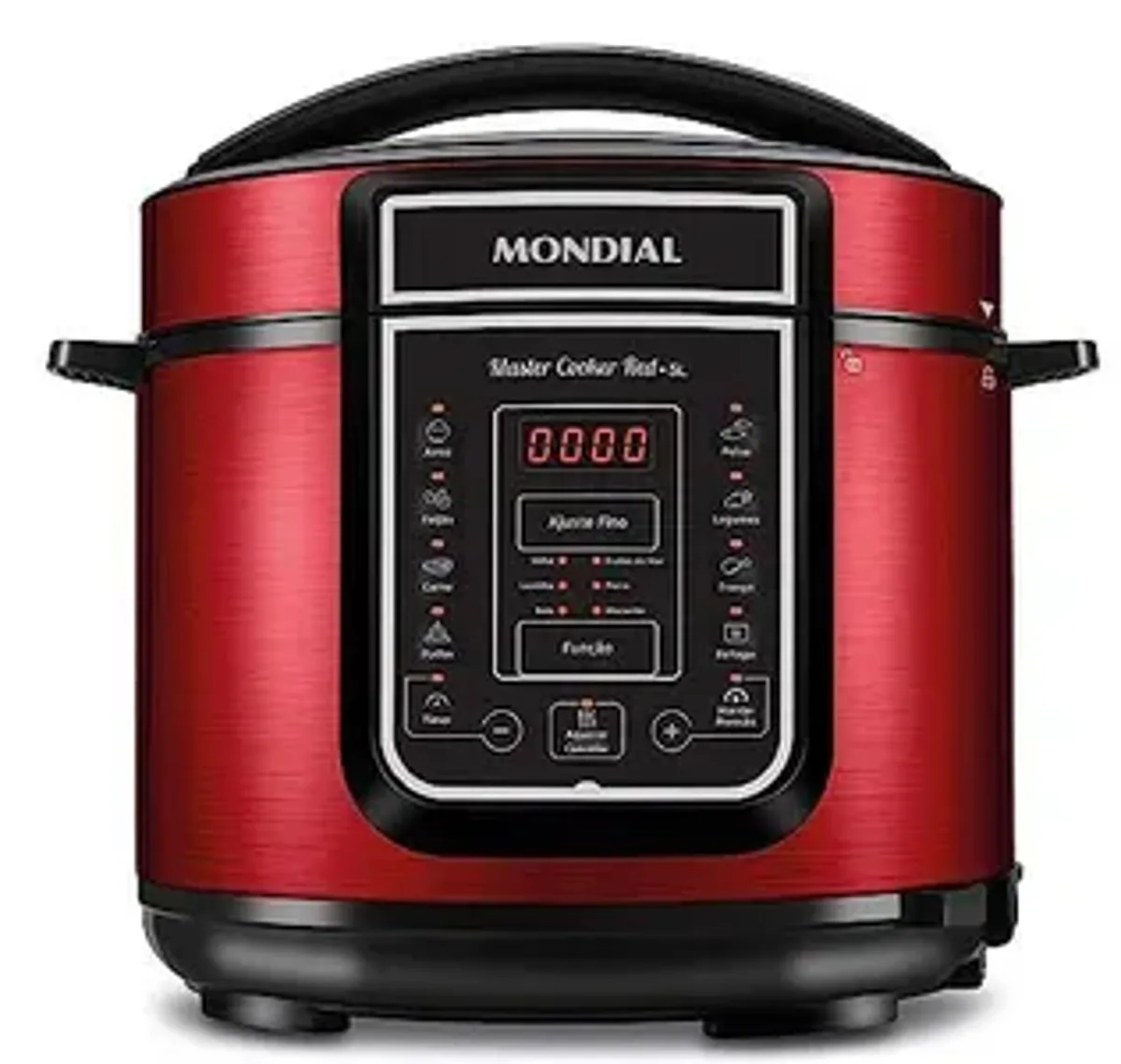 [CC Amazon] Panela Pressão Elétrica Mondial Digital 5L Vermelho