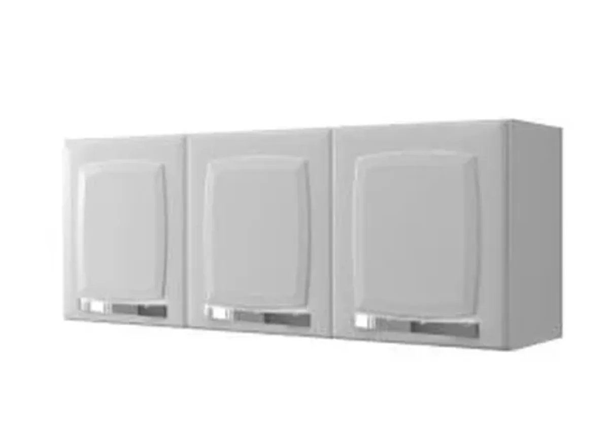Armário Cozinha Itatiaia Rose 3 Portas Branco