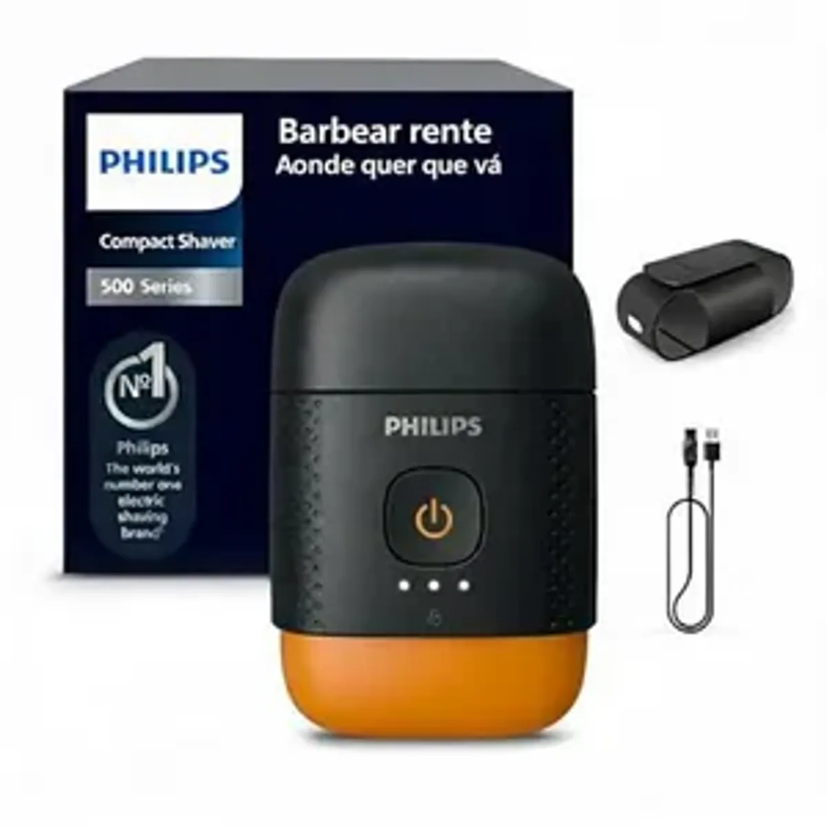 Barbeador Philips Compacto Lâminas SteelPrecision