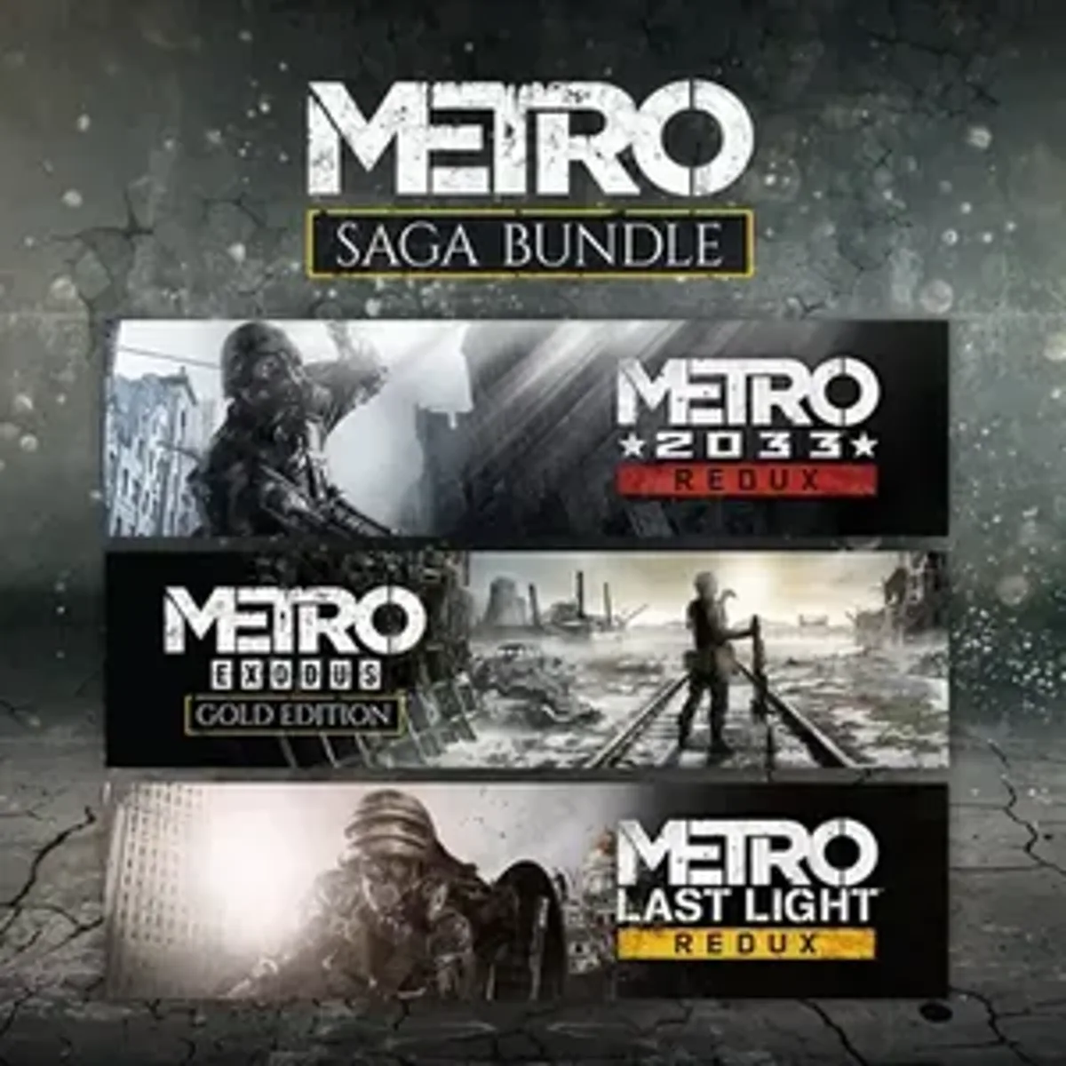 [3 Jogos] Metro 2033 Redux + Metro: Last Light Redux + Metro Exodus Gold Edition - XBOX