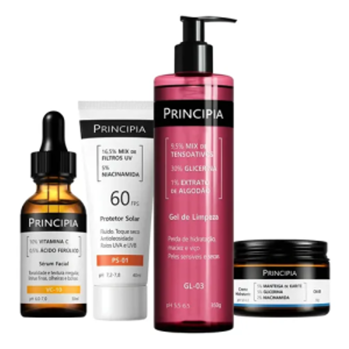 Principia Kit Essencial Gl-03 + Ch + Vc + Ps Sensível Dianoite