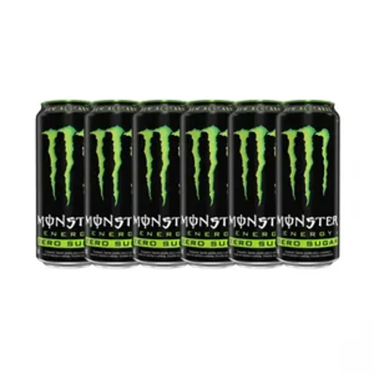 Kit com 6 Energético Zero Açúcar Monster 473ml