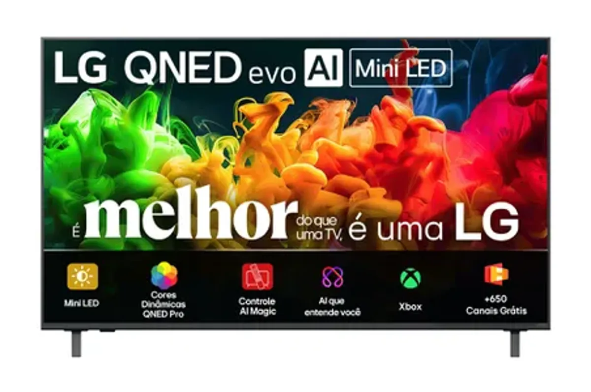 Smart TV LG QNED evo Mini LED 4K 55 polegadas