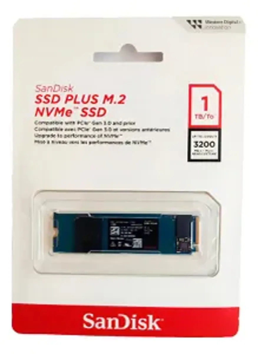 Ssd M.2 1tb Sandisk Plus Nvme 2280