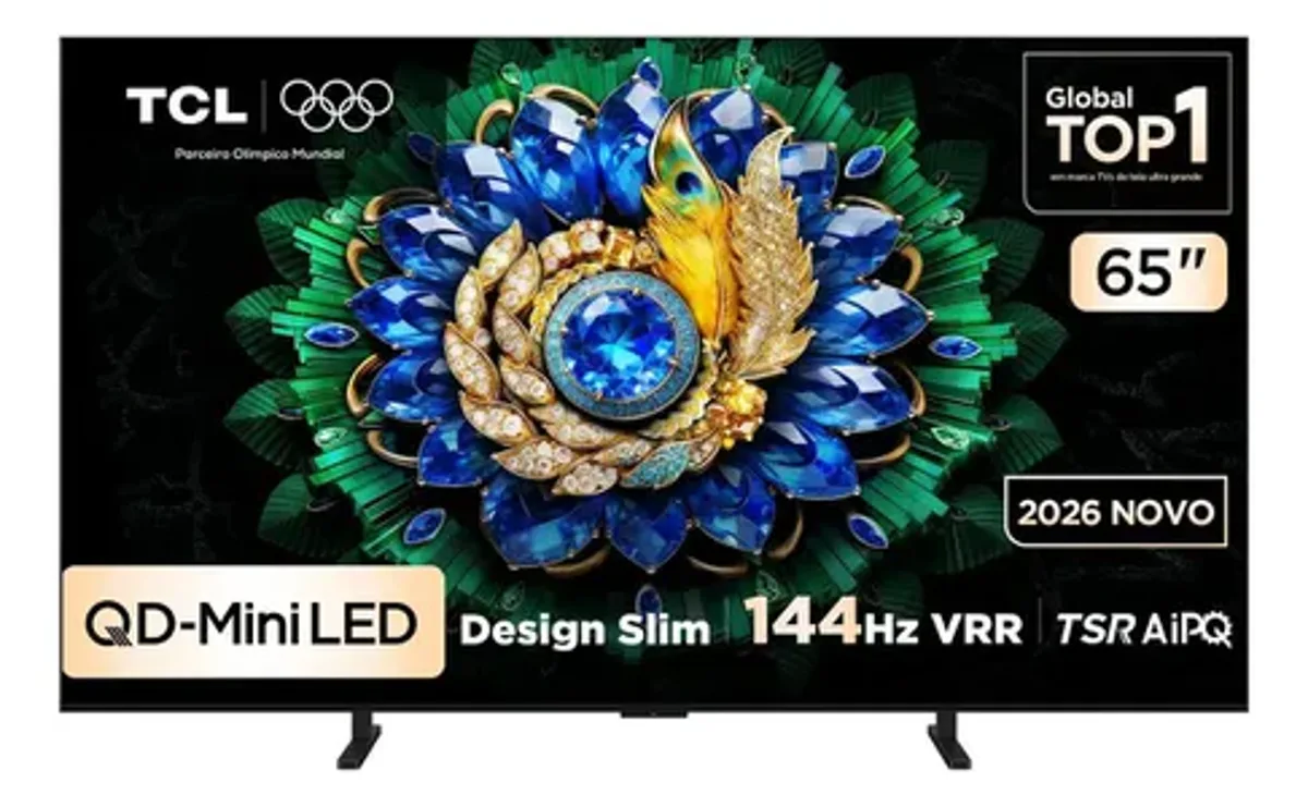 Smart Tv Tcl 65 Polegadas Qd-Mini Led 4k A400m Wifi Bluetooth  65a400m