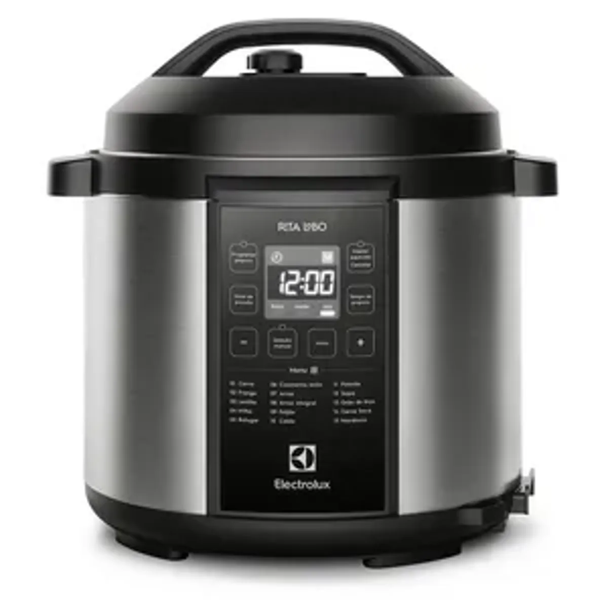 [CC ELO] Panela de Pressão Elétrica Electrolux por Rita Lobo 6L Preta Experience Digital (PCC20)