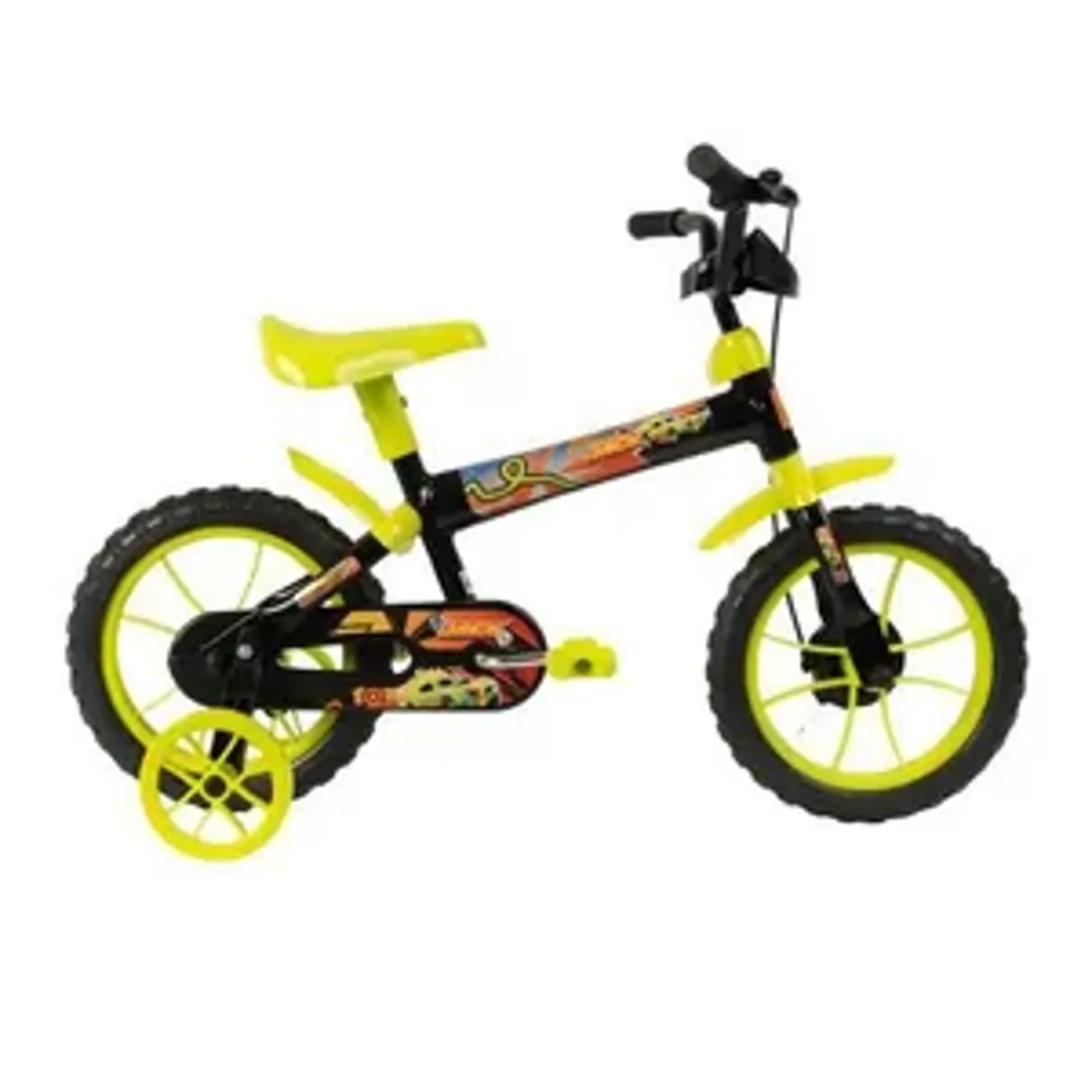 Bicicleta Infantil Aro 12 Verde Menino 3-5 Anos