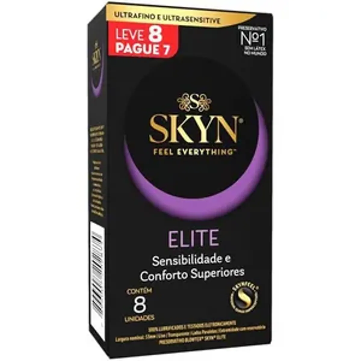 [REC +por-]SKYN Preservativo Elite Leve 8 Pague 7 unidades