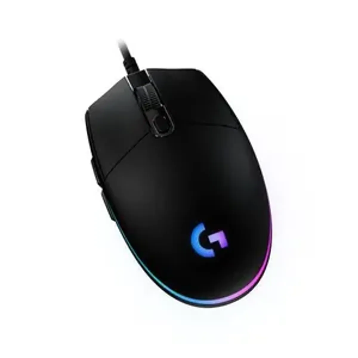 [PRIME] Mouse Gamer Logitech G203 LIGHTSYNC RGB, Efeito de Ondas de Cores, 6 Botões Programáveis e Até 8.000 DPI - Preto