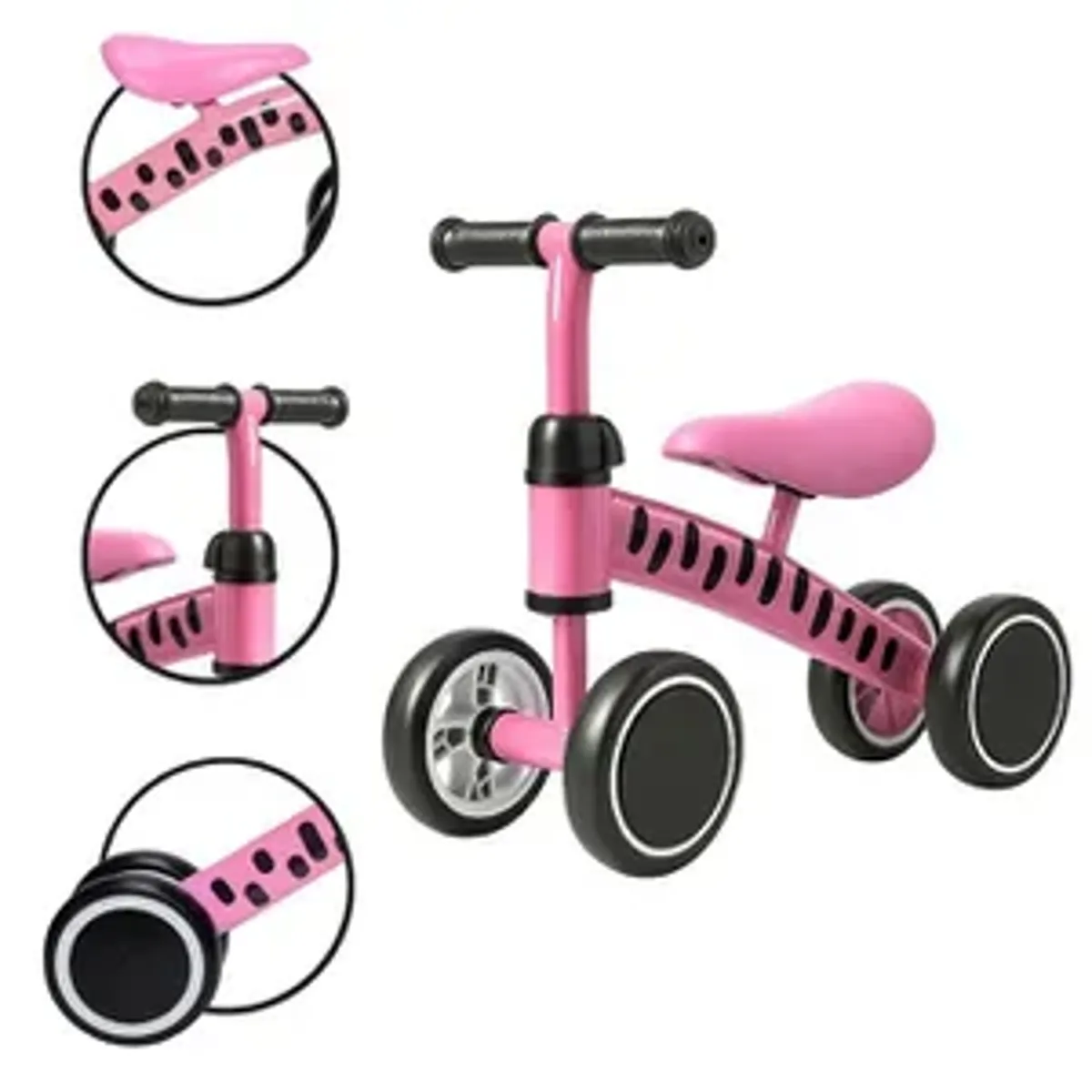 Bicicletinha Sem Pedal de Equilíbrio Andador Infantil Bebe BRinq Kids