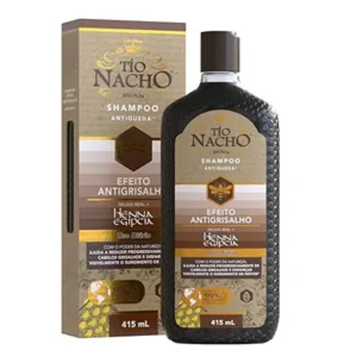 [Rec] Shampoo Tío Nacho Antigrisalho 415ml Henna
