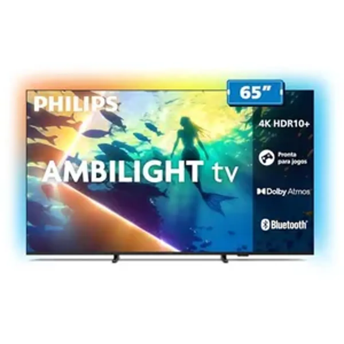 Smart TV 65'' 4K Ambilight Philips Titan OS