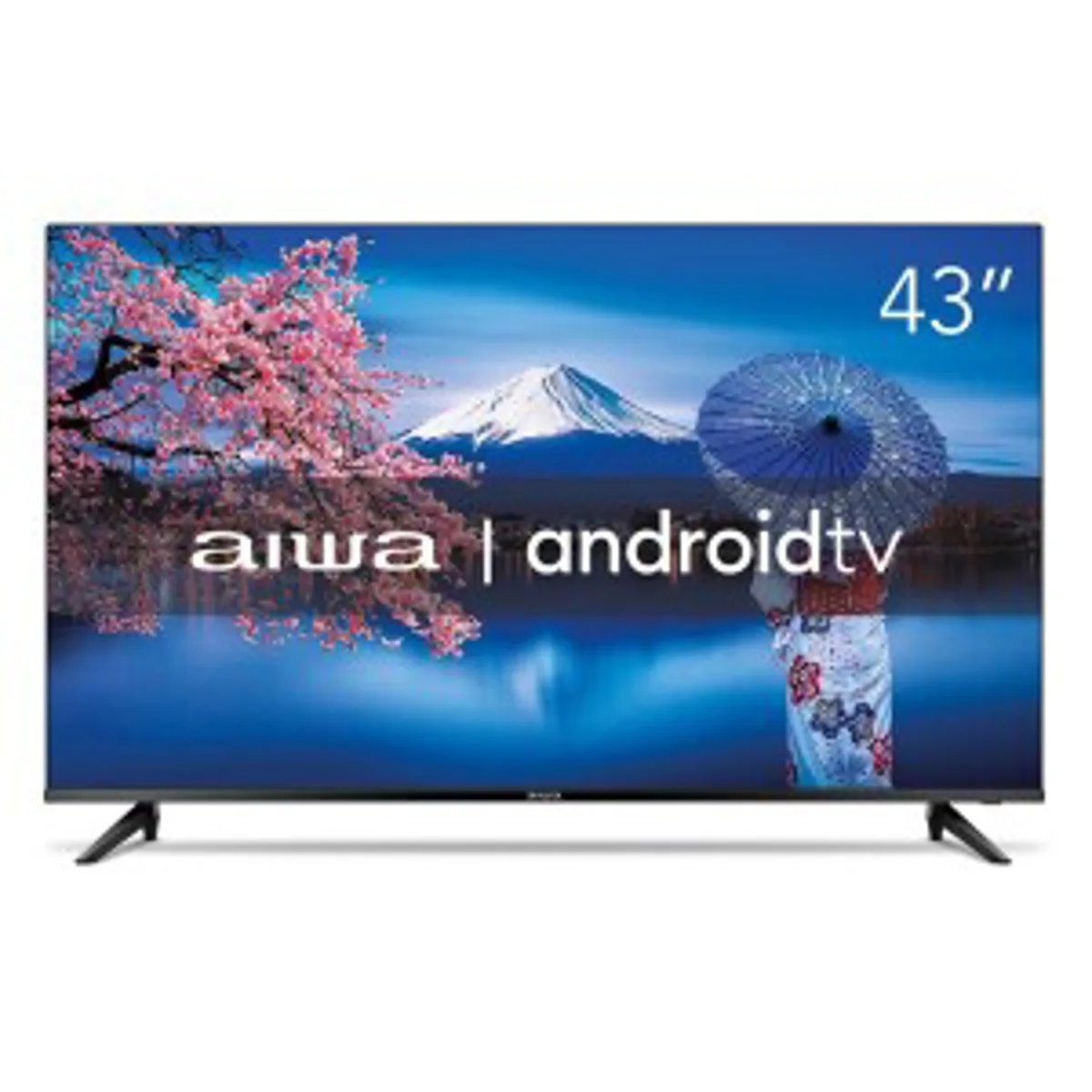 Smart TV AIWA 43 Android Full HD Borda Ultrafina HDR10 Dolby Áudio AWS-TV-43-BL-02-A