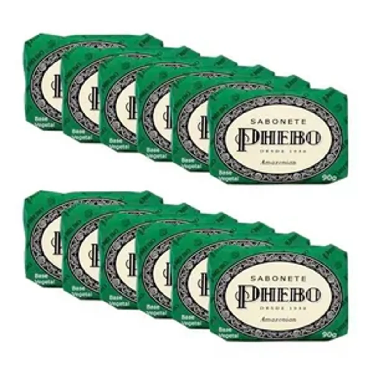 [4packs | +POR- | R$38/pack] Phebo Sabonete, Amazonian, 90g, 12 Unidades ► R$ 3,19/un