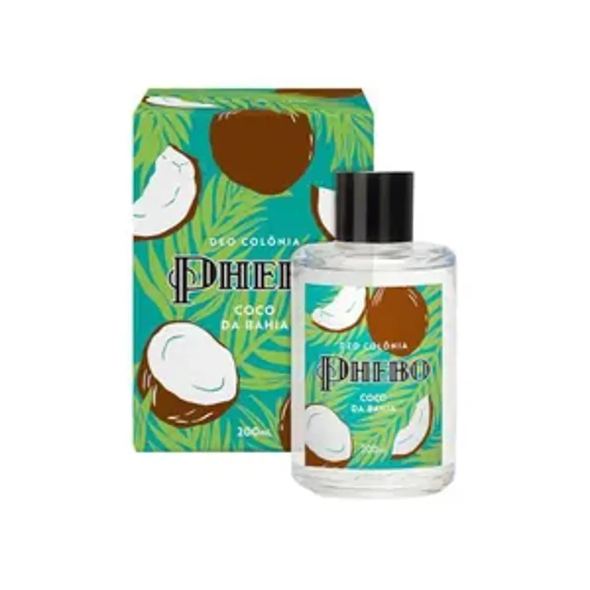 [3unid | +POR- | R$ 45,52/cada] Phebo Deo Colônia, Coco da Bahia, 200ml