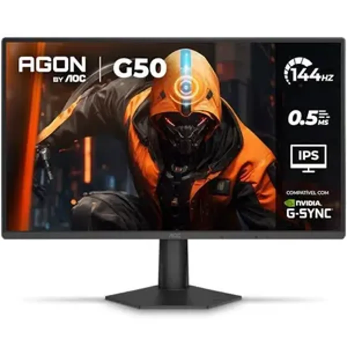 Monitor Gamer 27" AOC AGON G50 144Hz IPS 0,5ms HDR10