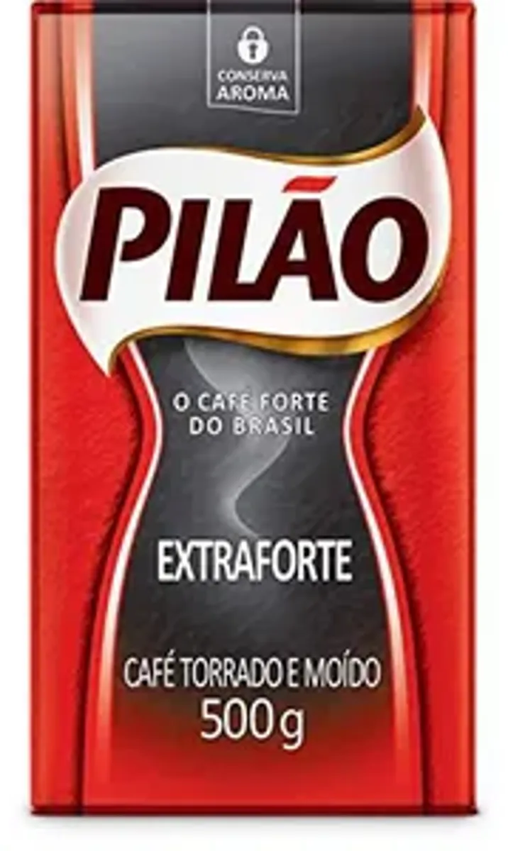 [5unid | REC | +POR- | R$ 18,74/cada] REC Café Pilão Extraforte Moído 500g