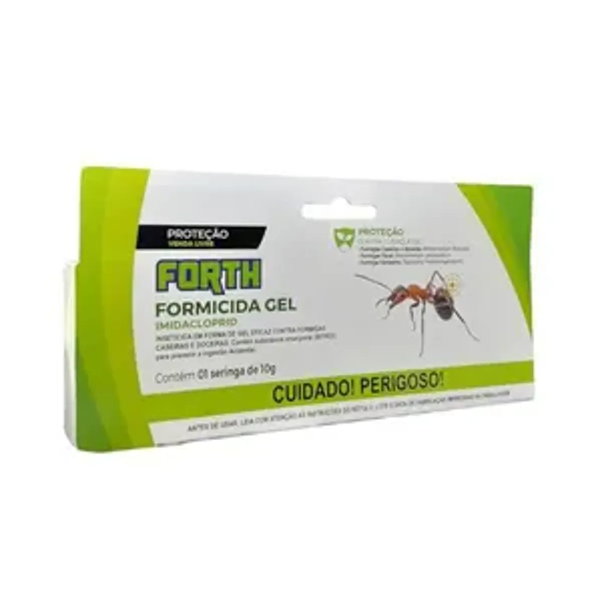 [PRIME] Forth, Formicida em Gel, Seringa, Exterminação de Formigas Doceiras, Ação Sistêmica, 10g